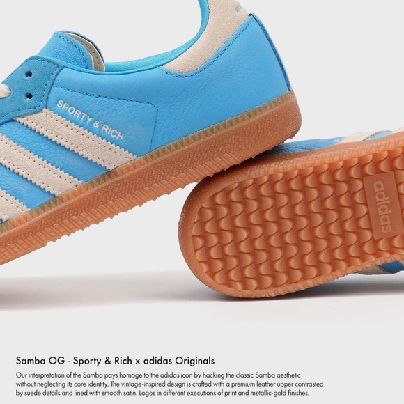 COPY - SPORTY & RICH Adidas Sambas OG - Picture 4 of 5